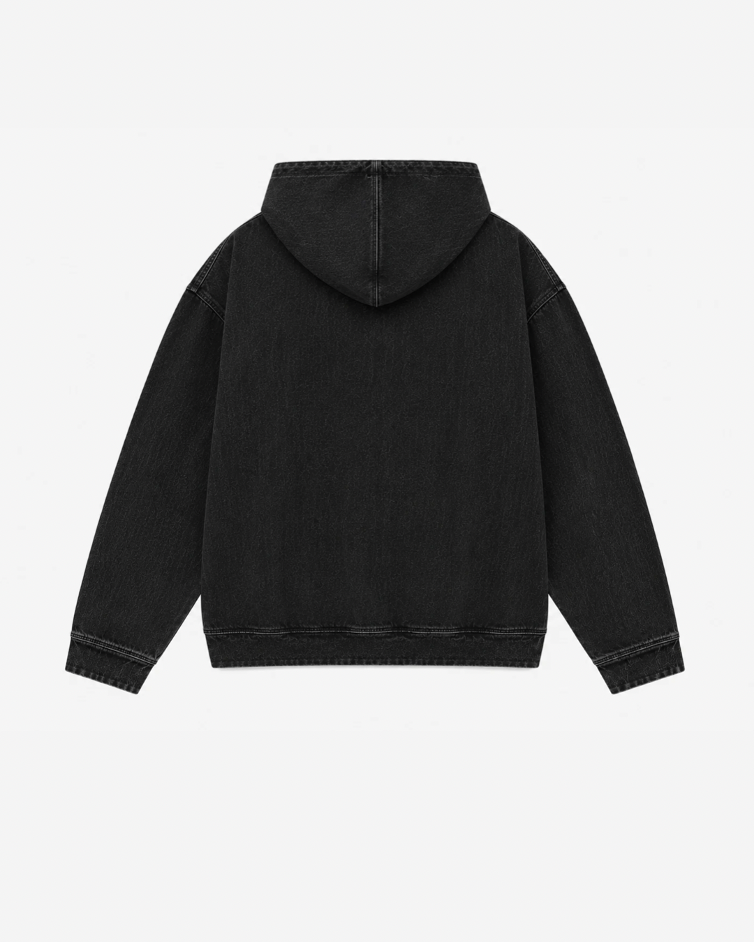 Denim Hoodie • black