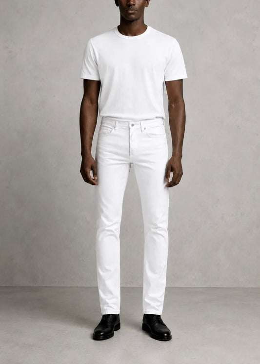 Slim Fit Jeans | smiley • white